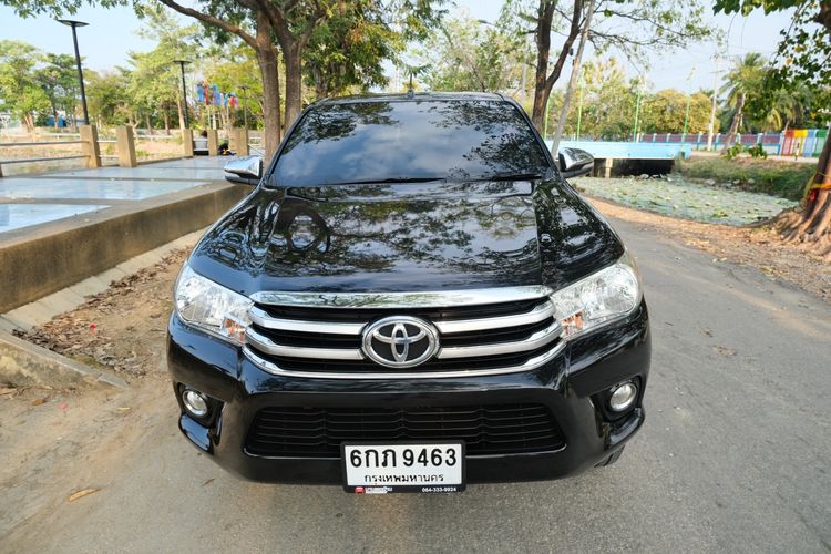 Toyota Hilux Revo 2017 2.4 E Prerunner Pickup ดีเซล ไม่ติดแก๊ส เกียร์อัตโนมัติ ดำ รูปที่ 2