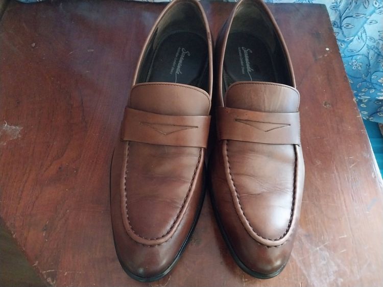 รองเท้าหนัง loafer ผู้ชาย แบรนด์ saramanda มือสอง รูปที่ 2