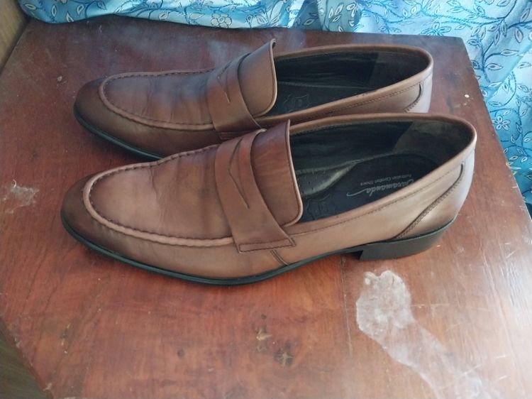 รองเท้าหนัง loafer ผู้ชาย แบรนด์ saramanda มือสอง รูปที่ 3