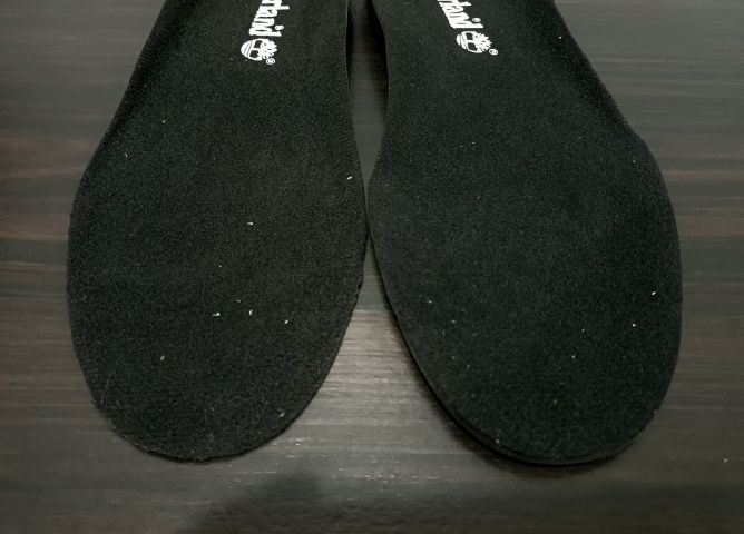 รองพื้นรองเท้าด้านใน(Soft) ของแท้ ใหม่มือ 1 ไม่ผ่านการใช้งานมาก่อน แบรนด์ Timberland ขนาดยาว 26.0cm กว้าง 9.4cm สภาพดีมาก ไม่มีตำหนิใดๆ รูปที่ 4