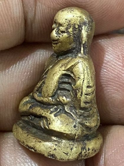 รูปหล่อหลวงพ่อเงินพิมพ์ขี้ตาเบ้าทุบโบราณเก่าๆสวยๆ รูปที่ 4