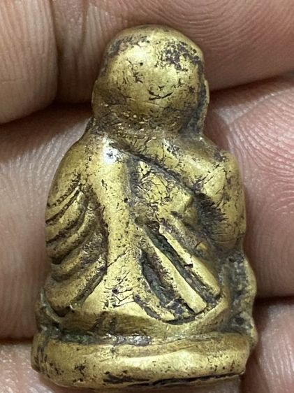 รูปหล่อหลวงพ่อเงินพิมพ์ขี้ตาเบ้าทุบโบราณเก่าๆสวยๆ รูปที่ 2