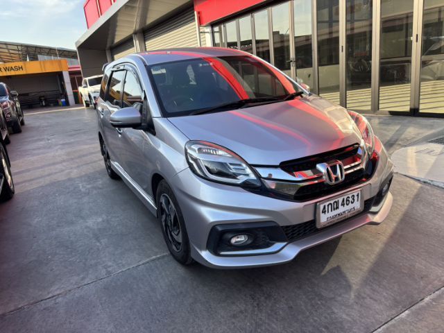 Honda Mobilio 2015 1.5 RS Sedan เบนซิน ไม่ติดแก๊ส เกียร์อัตโนมัติ บรอนซ์เงิน รูปที่ 3