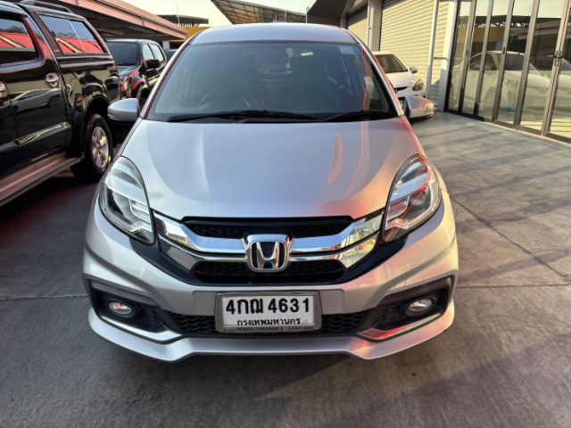 Honda Mobilio 2015 1.5 RS Sedan เบนซิน ไม่ติดแก๊ส เกียร์อัตโนมัติ บรอนซ์เงิน รูปที่ 2