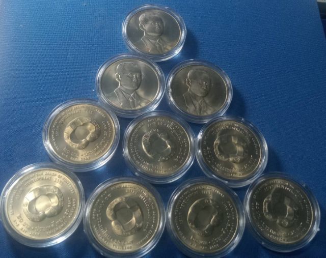 20บาท ร๙ASIAN DEVELLOPMENT MENT BANK 2000( พดด้วง)ตลับละ รูปที่ 2