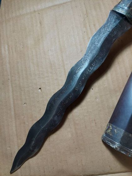 เครื่องรางมีดหมอกริชหลวงพ่อเดิมใบ 12 ยาวรวม 21 นิ้ว รูปที่ 8