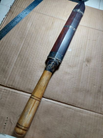 เครื่องรางมีดหมอพระขรรค์หลวงพ่อเดิมวัดหนองโพใบ 12 ยาวรวม 21 นิ้ว รูปที่ 9