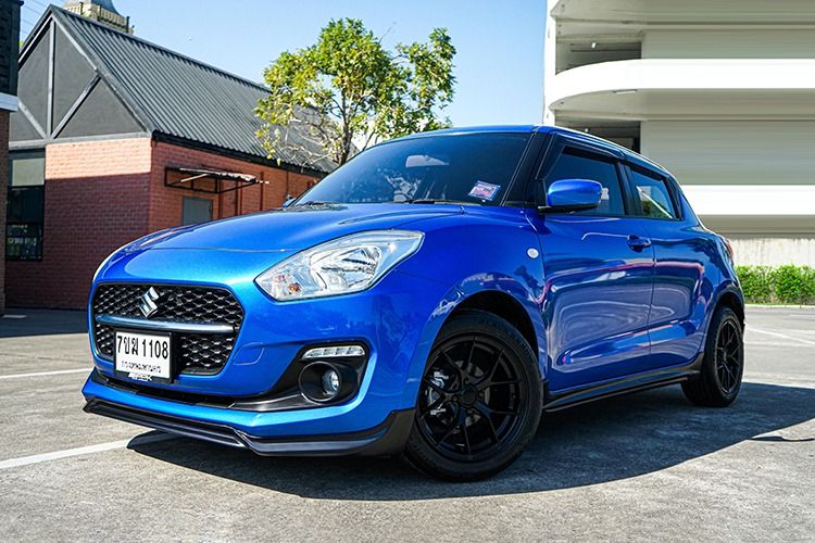 รถ Suzuki Swift 1.2 GL สี น้ำเงิน