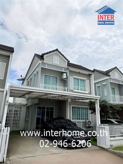 บ้านเเฝด 2 ชั้น 28 ตร.ว. หมู่บ้านเดอะวิลเลจ บางนา-วงแหวนฯ3 ซอยมหาชัย ถนนบางนา-ตราด ถนนซอยมหาชัย บางพลี สมุทรปราการ