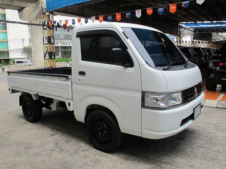 Suzuki Carry 2024 1.5 Pickup เบนซิน ไม่ติดแก๊ส เกียร์ธรรมดา ขาว รูปที่ 2