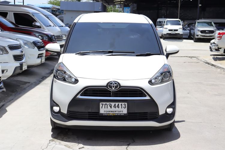 Toyota Sienta 2017 1.5 G Sedan เบนซิน ไม่ติดแก๊ส เกียร์อัตโนมัติ ขาว รูปที่ 3