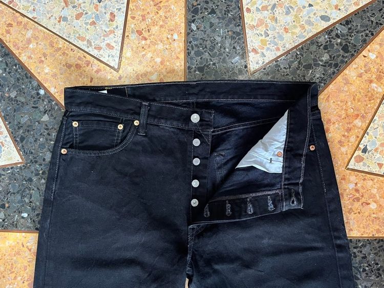 📌LEVI’S 501👖Super black  เอว35-36 รูปที่ 4