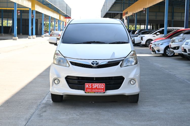 Toyota Avanza 2014 1.5 S Utility-car เบนซิน ไม่ติดแก๊ส เกียร์อัตโนมัติ ขาว รูปที่ 2