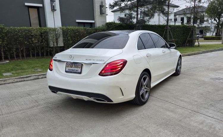 Mercedes-Benz C-Class 2015 C300 Sedan ไฮบริด ไม่ติดแก๊ส เกียร์อัตโนมัติ ขาว รูปที่ 4