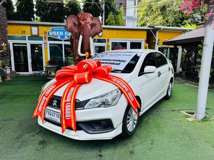 Suzuki Ciaz 2022 1.2 GL Sedan เบนซิน ไม่ติดแก๊ส เกียร์อัตโนมัติ ขาว รูปที่ 3