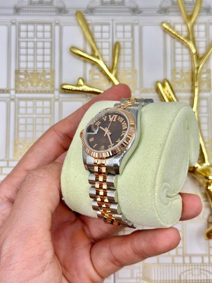 Rolex lady datejust ช็อคโกแลต รูปที่ 3
