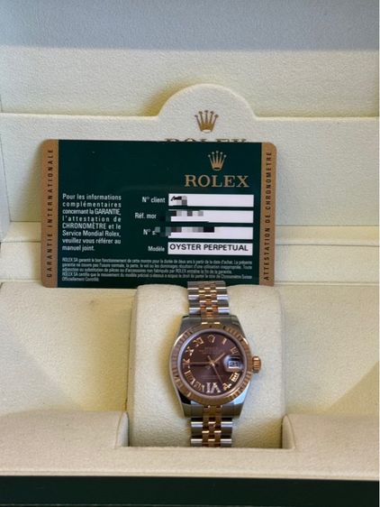 Rolex lady datejust ช็อคโกแลต รูปที่ 7