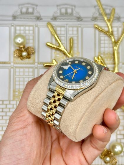 Rolex datejust 36mm. หน้าน้ำเงิน รูปที่ 3