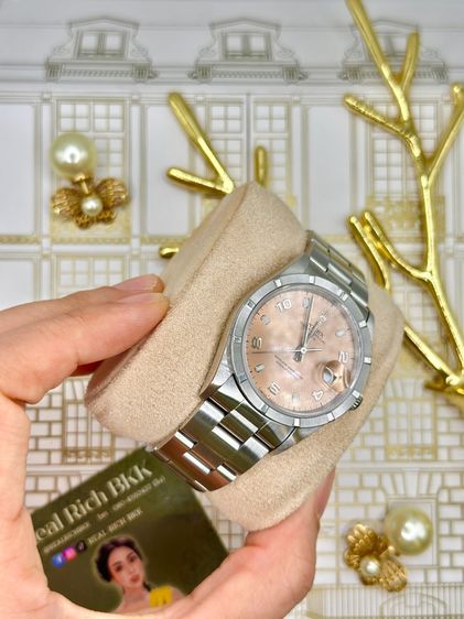 Rolex date 34mm หน้าชมพู รูปที่ 2