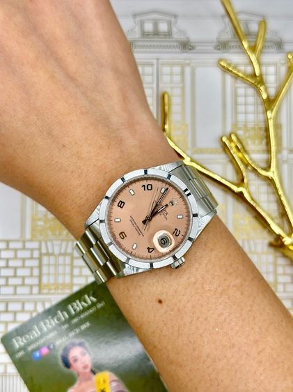 Rolex date 34mm หน้าชมพู รูปที่ 5