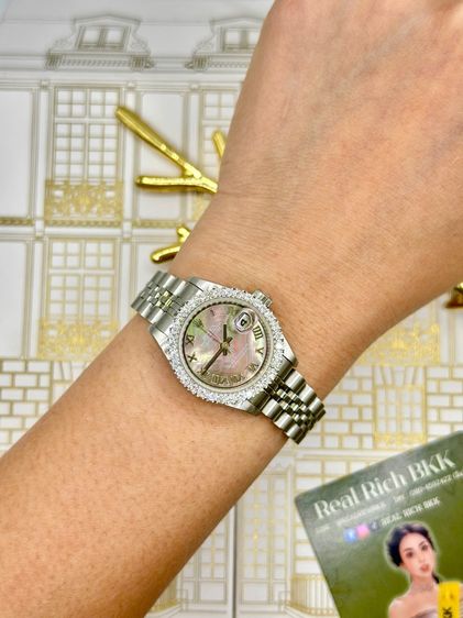 Rolex lady datejust หน้ามุกไฟ รูปที่ 5