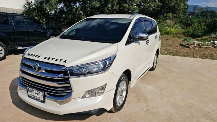 Toyota Innova 2019 2.8 Crysta G ดีเซล เกียร์อัตโนมัติ ขาว รูปที่ 2