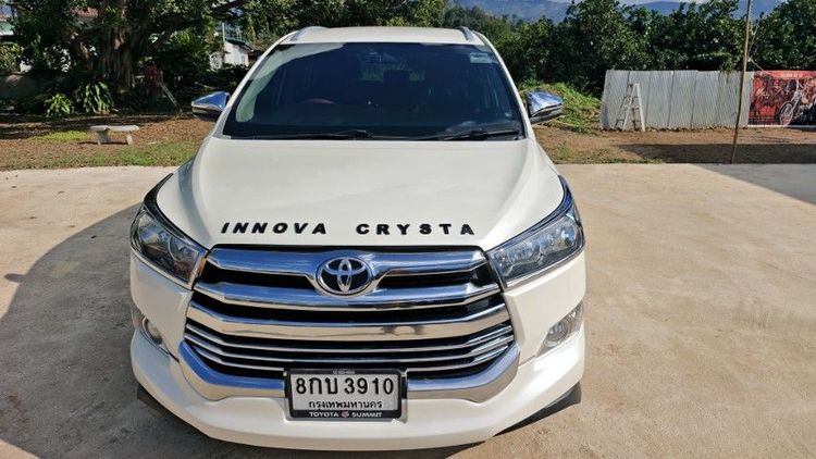 Toyota Innova 2019 2.8 Crysta G ดีเซล เกียร์อัตโนมัติ ขาว รูปที่ 3
