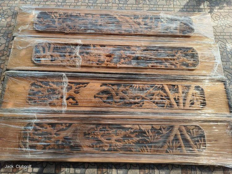 แผ่นไม้แกะสลัก    ไม้สนฮิโนกิ    ญี่ปุ่น   เนื้อไม้หอม   สภาพใหม่ญี่ปุ่น  รูปที่ 5