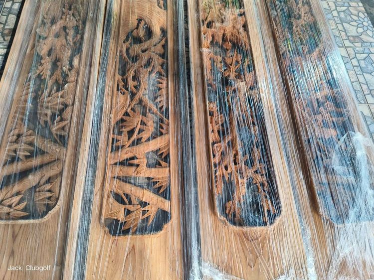 แผ่นไม้แกะสลัก    ไม้สนฮิโนกิ    ญี่ปุ่น   เนื้อไม้หอม   สภาพใหม่ญี่ปุ่น  รูปที่ 3