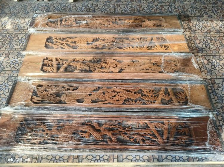 แผ่นไม้แกะสลัก    ไม้สนฮิโนกิ    ญี่ปุ่น   เนื้อไม้หอม   สภาพใหม่ญี่ปุ่น  รูปที่ 8