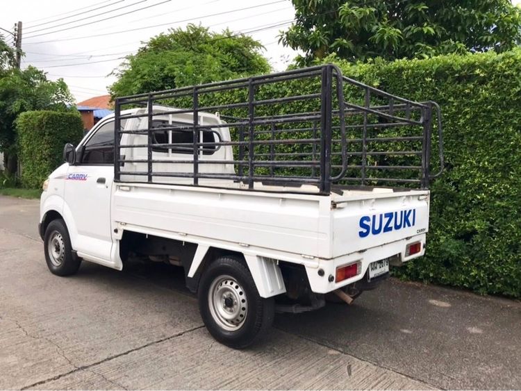Suzuki Carry 2018 1.6 Pickup เบนซิน ไม่ติดแก๊ส เกียร์ธรรมดา ขาว รูปที่ 4