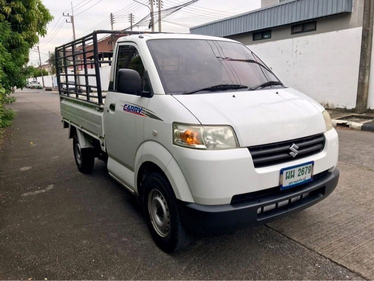 Suzuki Carry 2018 1.6 Pickup เบนซิน ไม่ติดแก๊ส เกียร์ธรรมดา ขาว รูปที่ 2