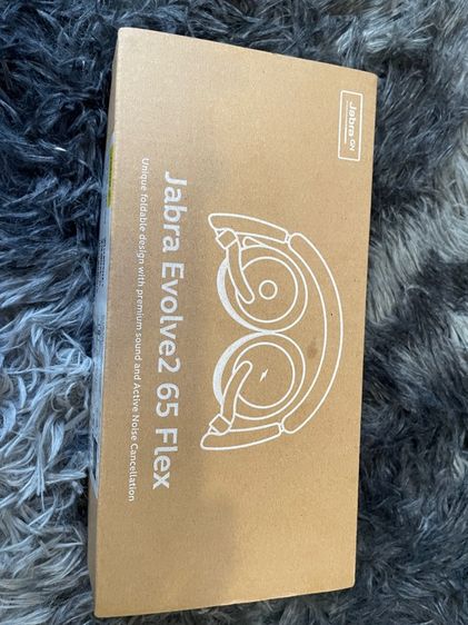 Jabra Evolve2 65 Flex – MS Certified (Microsoft Teams) สภาพใหม่ อุปกรณ์ครบกล่อง ใช้งานปกติ ประกันเหลือ