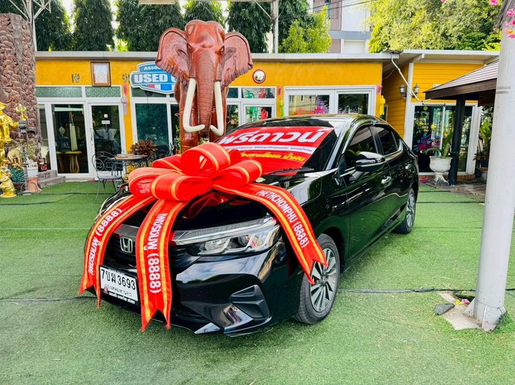 Honda City 2024 1.0 SV Sedan เบนซิน ไม่ติดแก๊ส เกียร์อัตโนมัติ ดำ รูปที่ 3