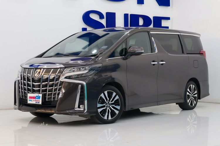 Toyota Alphard 2021 2.5 S C-Package Van เบนซิน ไม่ติดแก๊ส เกียร์อัตโนมัติ น้ำตาล
