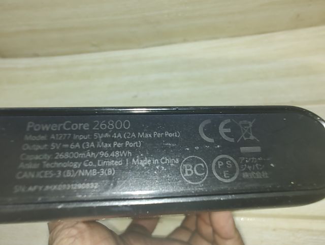 ขายPOWER BANK ANKER ความจุเยอะ 26800ma มือสองไฟยังทนดีมาก ขายเพียง 450 บาท ของใหม่ 1900 รูปที่ 3