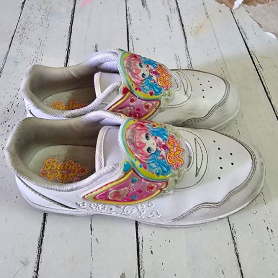 อื่นๆ อื่นๆ รองเท้าผ้าใบนักเรียนหญิงเด็กอนุบาล สีขาว size 30