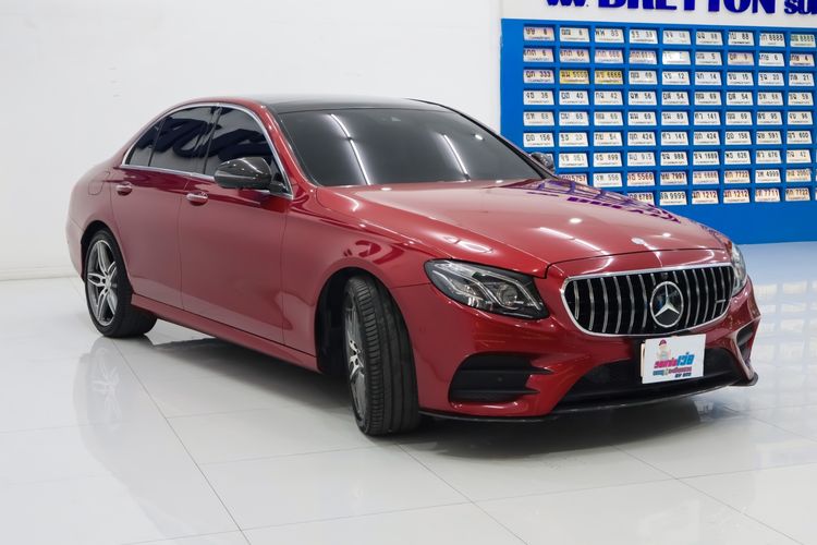Mercedes-Benz E-Class 2016 E220 Sedan ดีเซล ไม่ติดแก๊ส เกียร์อัตโนมัติ แดง รูปที่ 2