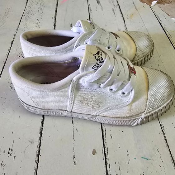 รองเท้าผ้าใบนักเรียนสีขาว size 31 รูปที่ 4