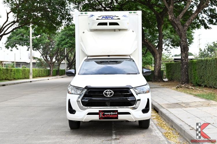 Toyota Hilux Revo 2024 2.4 Entry Pickup ดีเซล ไม่ติดแก๊ส เกียร์ธรรมดา ขาว รูปที่ 2
