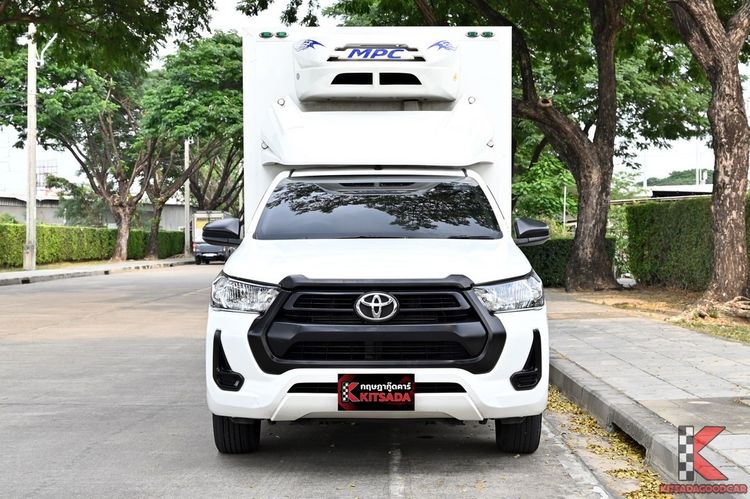 Toyota Hilux Revo 2023 2.4 Entry Pickup ดีเซล ไม่ติดแก๊ส เกียร์ธรรมดา ขาว รูปที่ 2