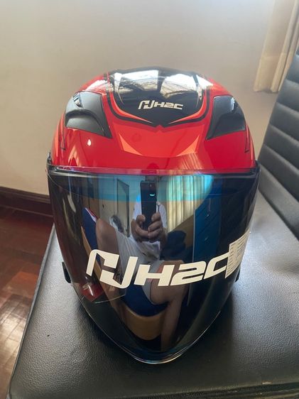 หมวกกันน้อค HH2C ของแท้ฮอนด้า Fast and Furious สีแดง รูปที่ 4