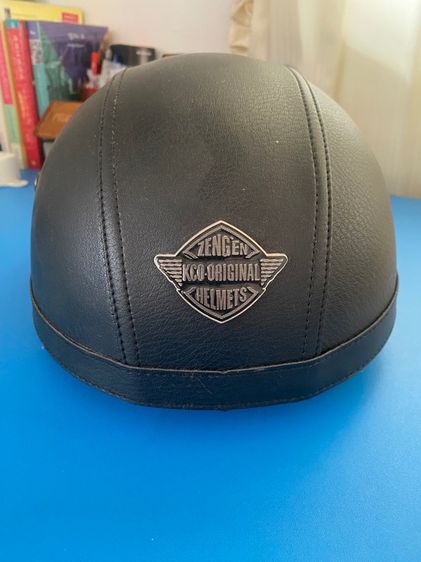 หมวกกันน้อคครึ่งใบ ZenGen KCO Original Helmet สไตล์ช้อปเปอร์ สีดำ