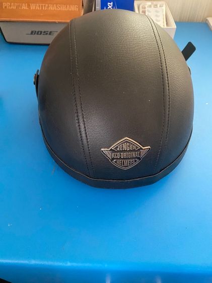 หมวกกันน้อคครึ่งใบ ZenGen KCO Original Helmet สไตล์ช้อปเปอร์ สีดำ รูปที่ 2