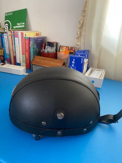 หมวกกันน้อคครึ่งใบ ZenGen KCO Original Helmet สไตล์ช้อปเปอร์ สีดำ รูปที่ 4