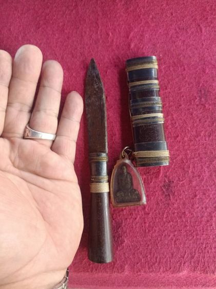 มีดหมอหลวงพ่อเดิมเก่ามากพระบ้านๆ รูปที่ 8