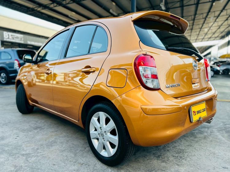 Nissan March 2012 1.2 V Sedan เบนซิน ไม่ติดแก๊ส เกียร์อัตโนมัติ ส้ม รูปที่ 2