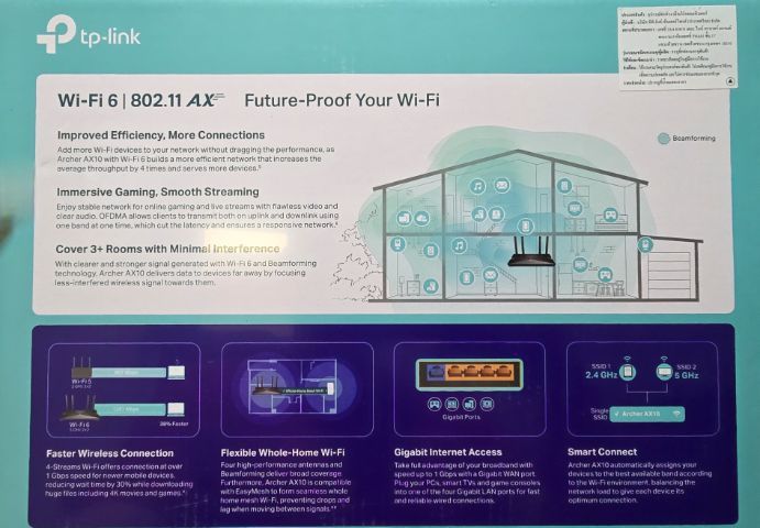 TP-Link Archer AX10 (AX1500) Wi-Fi 6 Router เคลม ใหม่ รูปที่ 3