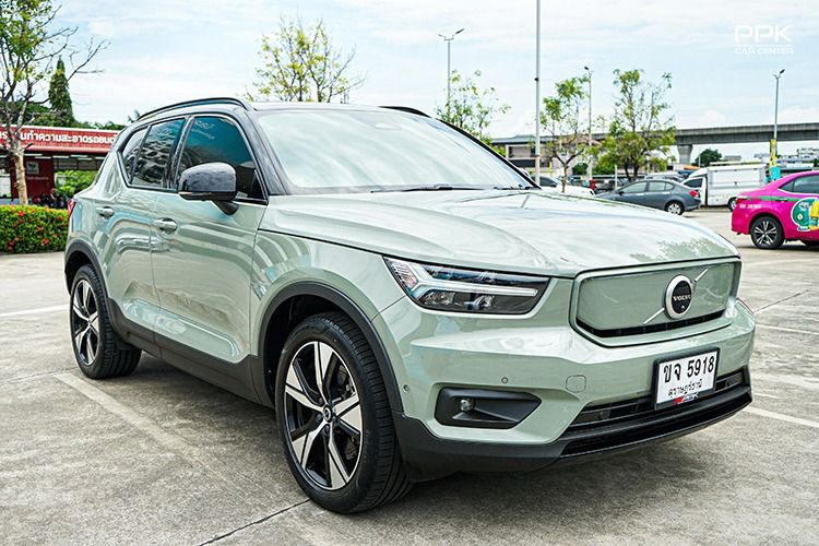 Volvo XC40 2022 Recharge Pure Electric RWD Utility-car ไฟฟ้า ไม่ติดแก๊ส เกียร์อัตโนมัติ เขียว รูปที่ 3