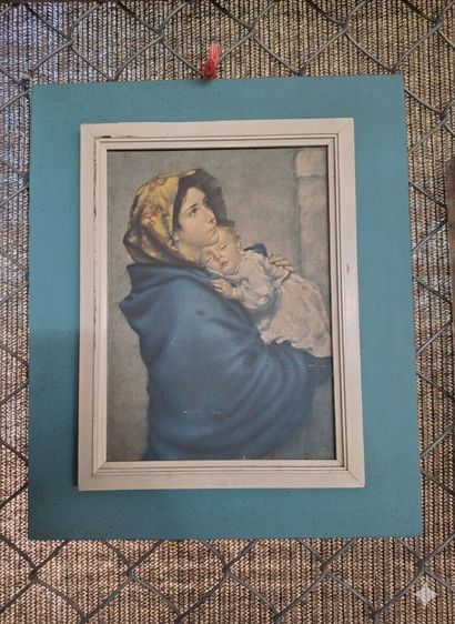 ภาพพระแม่มารีและพระบุตร (Madonnina) งานศิลปะคลาสสิกสไตล์ยุโรป"